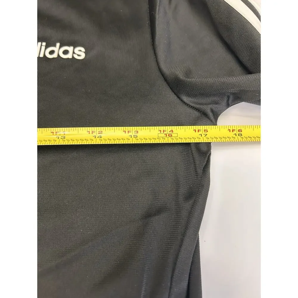 Adidas Black White 3 Stripe Classic Track Jacket ONLY Full Zip Men’s XS NWT